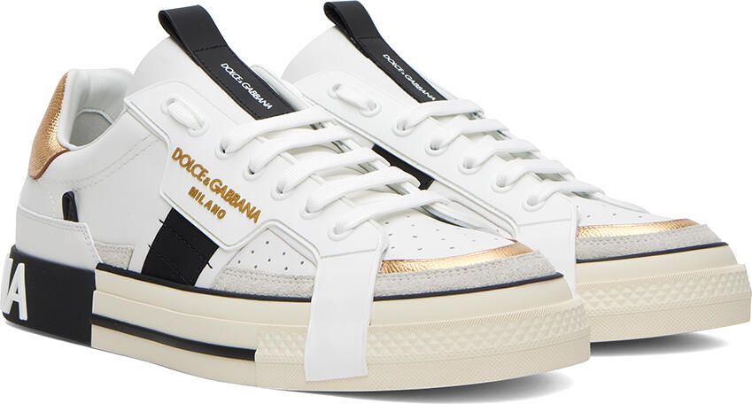 Dolce & Gabbana White 2.Zero Sneakers - Picture 4