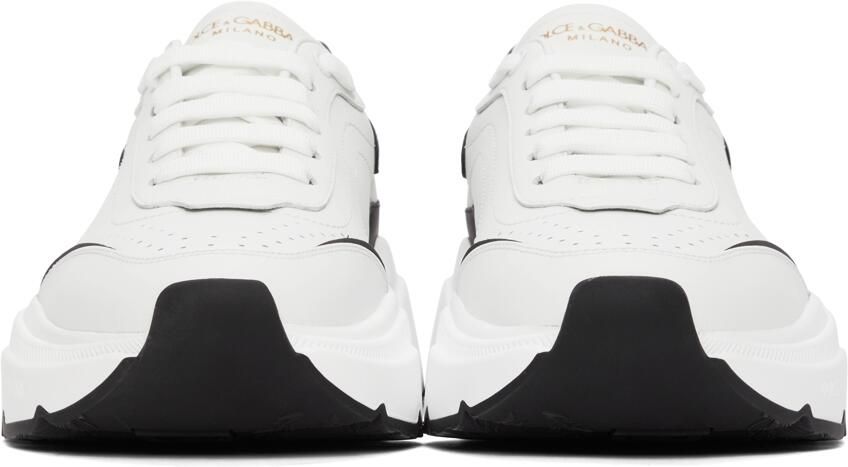 Dolce & Gabbana White & Black Daymaster Sneakers - Picture 3