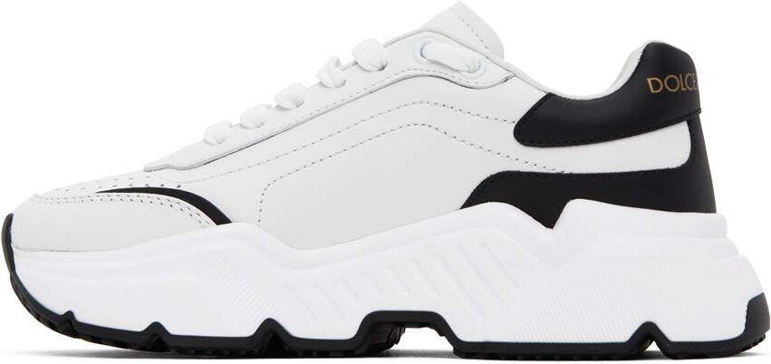 Dolce & Gabbana White & Black Daymaster Sneakers - Picture 3