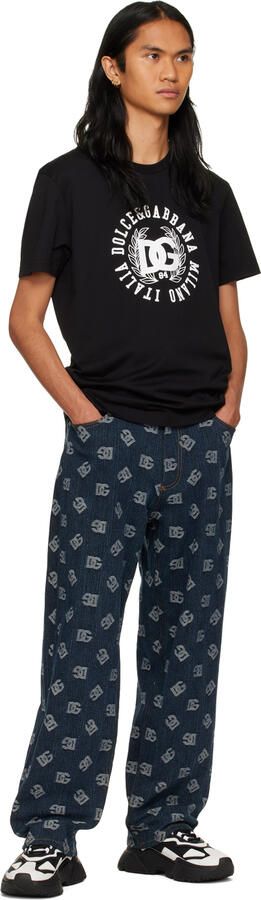 Dolce & Gabbana White & Black Daymaster Sneakers - Picture 4