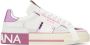 Dolce & Gabbana White & Pink 2.Zero Sneakers - Thumbnail 1