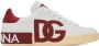 Dolce & Gabbana White & Red Portofino Sneakers - Thumbnail 1