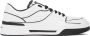 Dolce & Gabbana White & Black New Roma Sneakers - Thumbnail 1