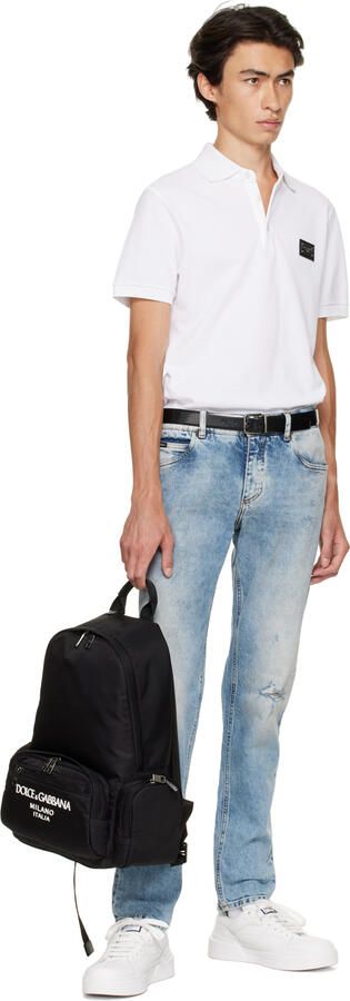 Dolce & Gabbana White New Roma Sneakers - Picture 4