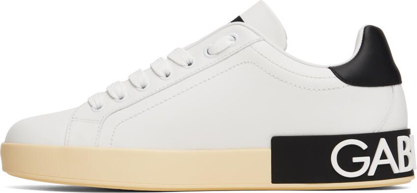 Dolce & Gabbana White Portofino Sneakers - Picture 3