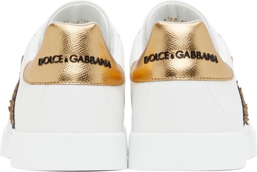 Dolce & Gabbana White Portofino Sneakers