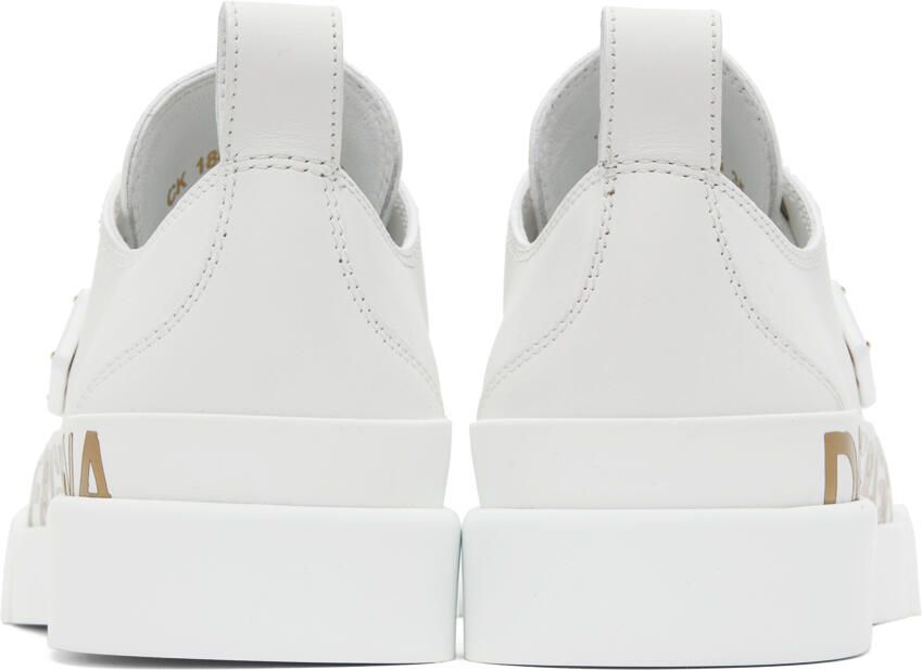 Dolce & Gabbana White Portofino Sneakers