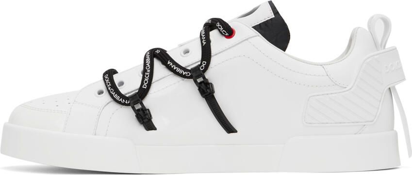 Dolce & Gabbana White Portofino Sneakers - Picture 3
