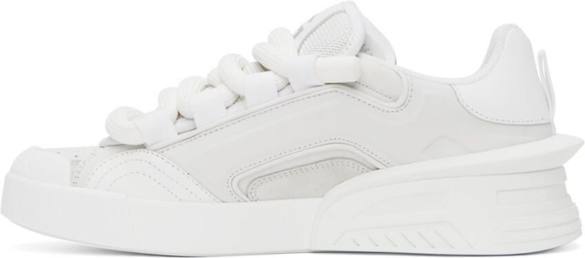 Dolce & Gabbana White Portofino Sneakers - Picture 3