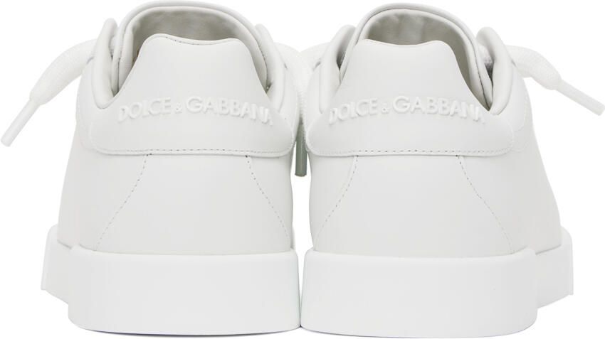 Dolce & Gabbana White Portofino Sneakers