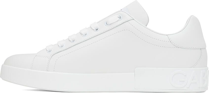 Dolce & Gabbana White Portofino Sneakers - Picture 3