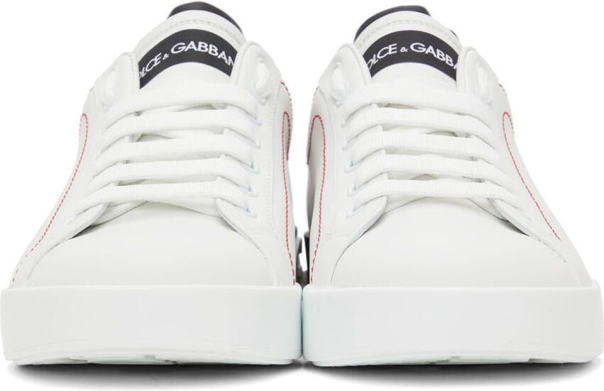 Dolce & Gabbana White Portofino Sneakers - Picture 3
