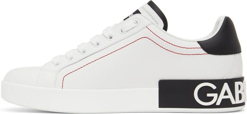 Dolce & Gabbana White Portofino Sneakers - Picture 4
