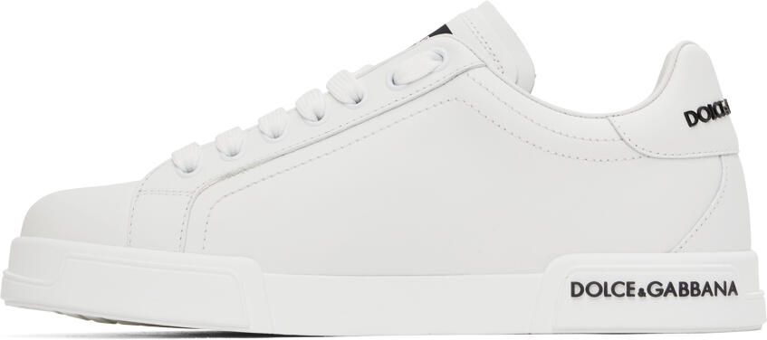 Dolce & Gabbana White Portofino Sneakers - Picture 3