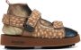 Doublet Brown Suicoke Edition Animal Foot Layered Sandals - Thumbnail 1