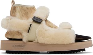 Doublet Off-White Suicoke Edition Animal Foot Layered Sandals