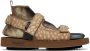 Doublet Tan Suicoke Edition Animal Foot Layered Sandals - Thumbnail 1