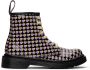Dr. Martens Baby Black 1460 Heart Printed Boots - Thumbnail 1