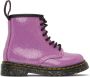 Dr. Martens Baby Pink 1460 Glitter Lace-Up Boots - Thumbnail 1