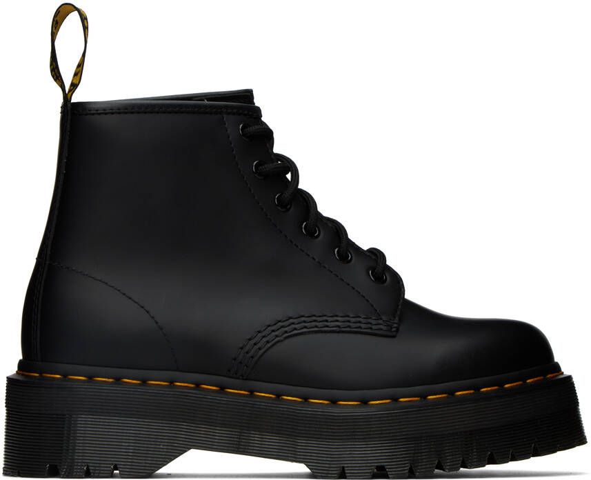 Dr. Martens Black 101 Quad Platform Ankle Boots