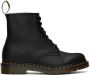 Dr. Martens Black 1460 Greasy Lace-Up Boots - Thumbnail 1