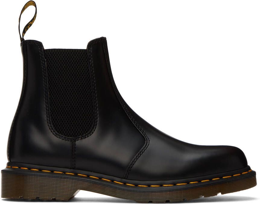 Dr. Martens Black 2976 Smooth Chelsea Boots