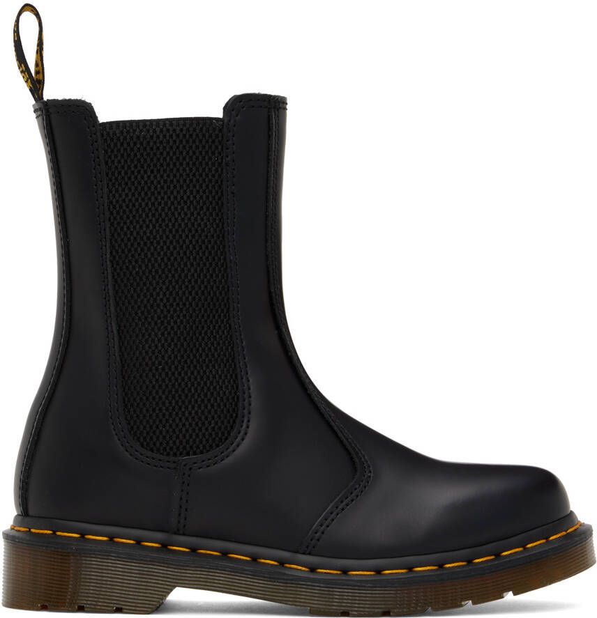 Dr. Martens Black 2976 Smooth Chelsea Boots