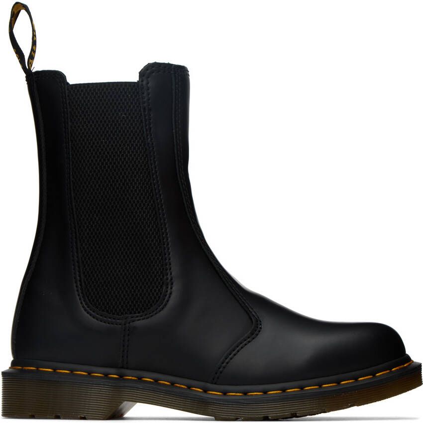 Dr. Martens Black 2976 Smooth Chelsea Boots