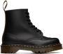 Dr. Martens Black 'Made In England' 1460 Bex Boots - Thumbnail 1