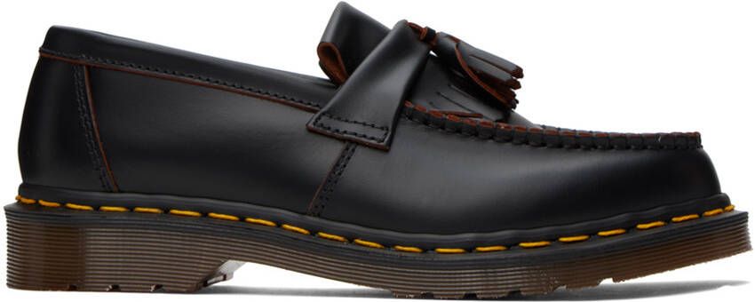 Dr. Martens Black 'Made In England' Vintage Adrian Loafers