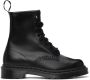 Dr. Martens Black 1460 Mono Smooth Leather Boots - Thumbnail 1