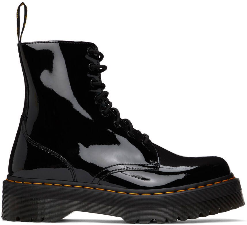 Dr. Martens Black Patent Jadon Platform Boots