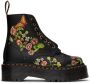 Dr. Martens Black Sinclair Floral Bloom Boots - Thumbnail 1