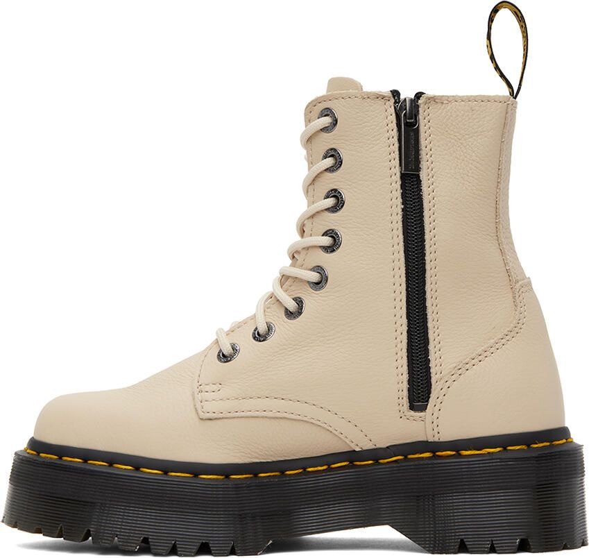 Dr. Martens Beige Jadon III Platform Boots - Picture 2