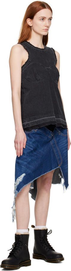 Dr. Martens Black 1460 Boots - Picture 4