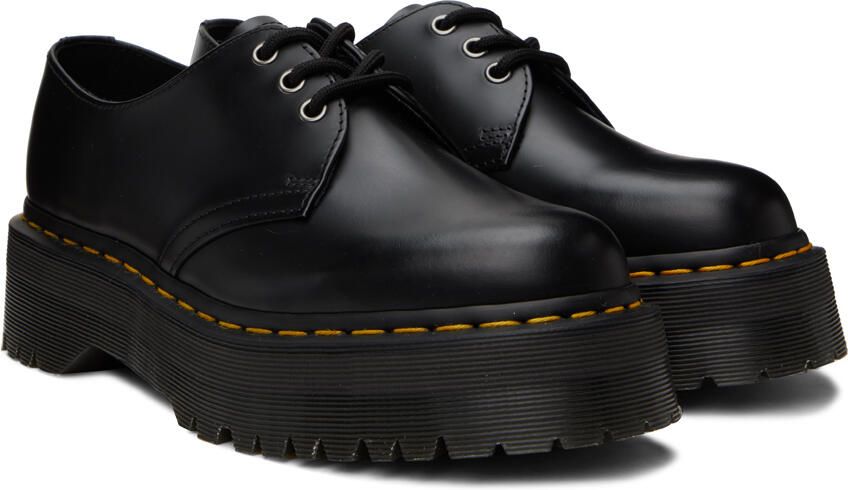 Dr. Martens Black 8053 Quad Platform Derbys - Picture 2