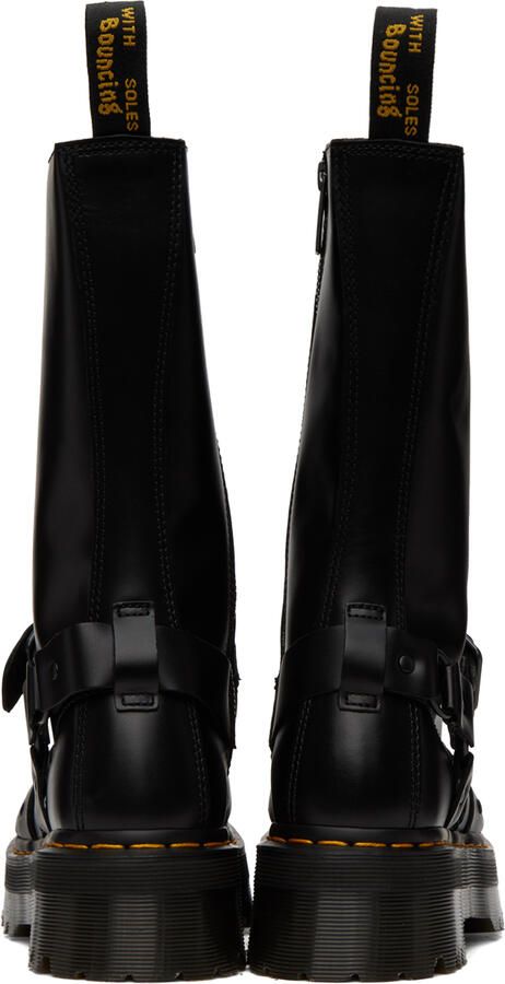 Dr. Martens Black 1914 Harness Platform Boots - Picture 3
