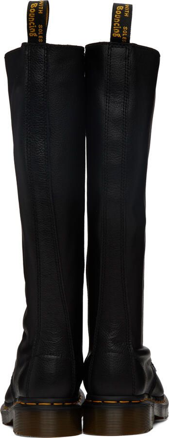 Dr. Martens Black Virginia Knee-High Boots - Picture 5