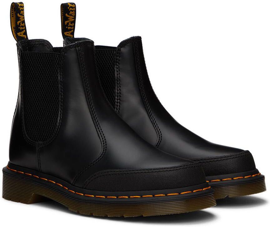 Dr. Martens Black 2976 Guard Panel Chelsea Boots - Picture 2