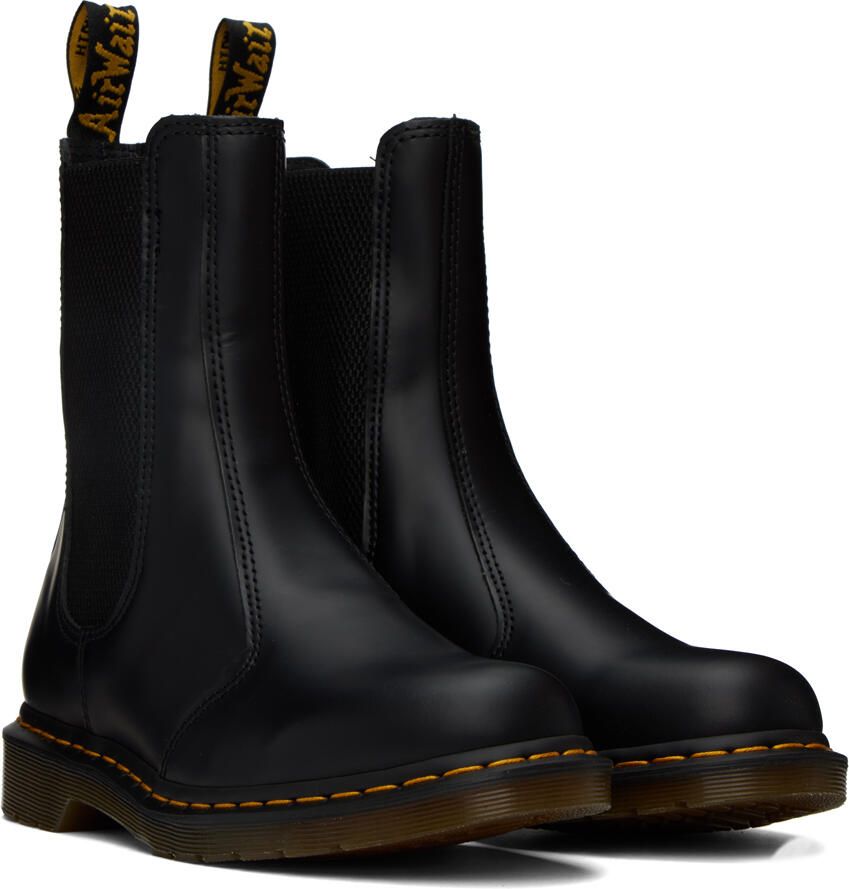Dr. Martens Black 2976 Smooth Chelsea Boots