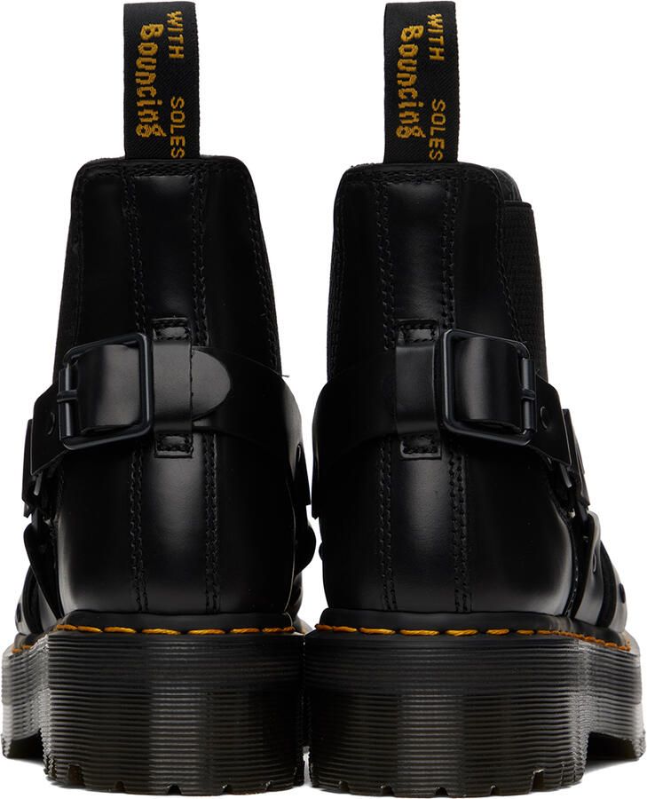 Dr. Martens Black 2976 Quad Harness Chelsea Boots - Picture 2