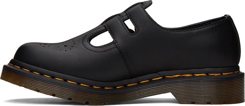 Dr. Martens Black Vegan 8065 Felix Mary Jane Oxfords - Picture 3