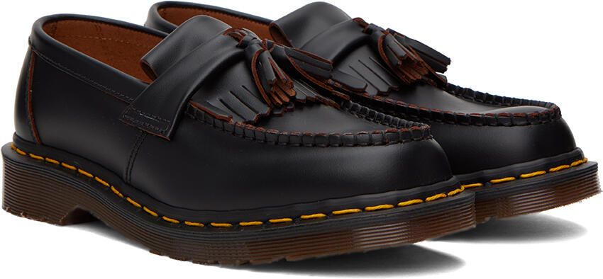 Dr. Martens Black 'Made In England' Vintage Adrian Loafers - Picture 13