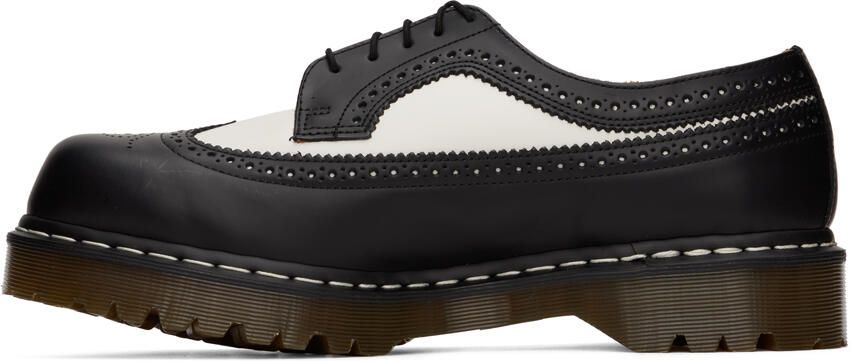 Dr. Martens Black & White 3989 Bex Oxfords - Picture 3