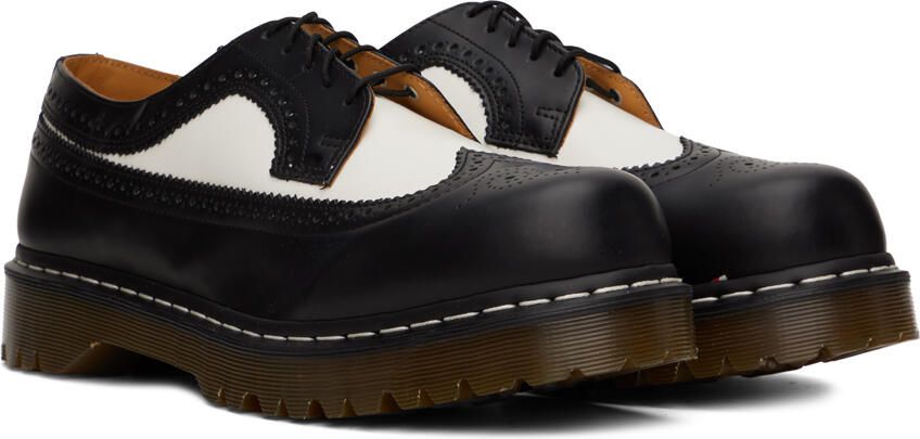 Dr. Martens Black & White 3989 Bex Oxfords - Picture 2