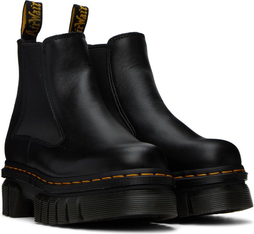 Dr. Martens Black Bethan Smooth Platform Oxfords - Picture 2