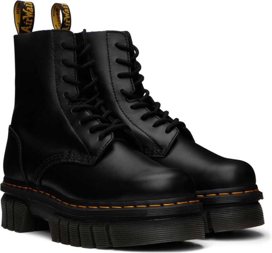 Dr. Martens Black Audrick Nappa Platform Boots - Picture 1