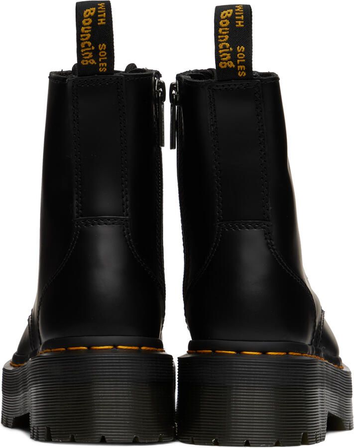 Dr. Martens Black Patent Molly Boots - Picture 5