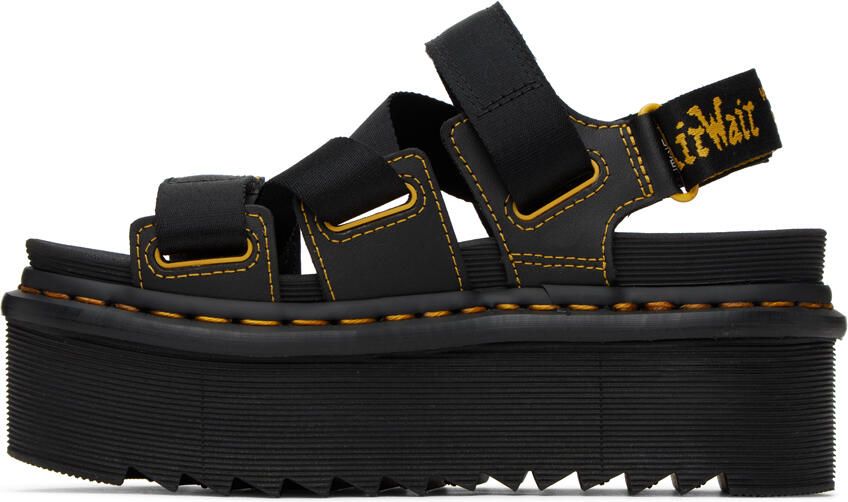 Dr. Martens Black Kimber Sandals - Picture 3