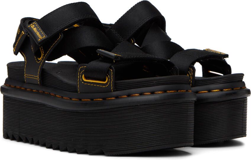 Dr. Martens Black Kimber Sandals - Picture 2